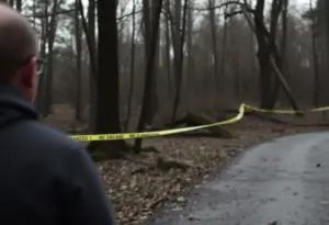 Wooded area symbolizing investigation and community support