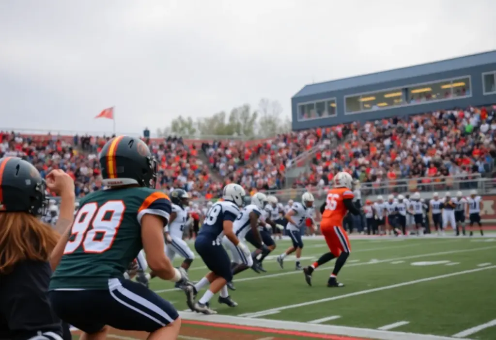 Smithson Valley Rangers celebrating on the football field after winning