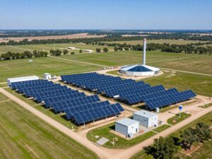 Renewable energy technology in Texas showcasing geothermal facilities
