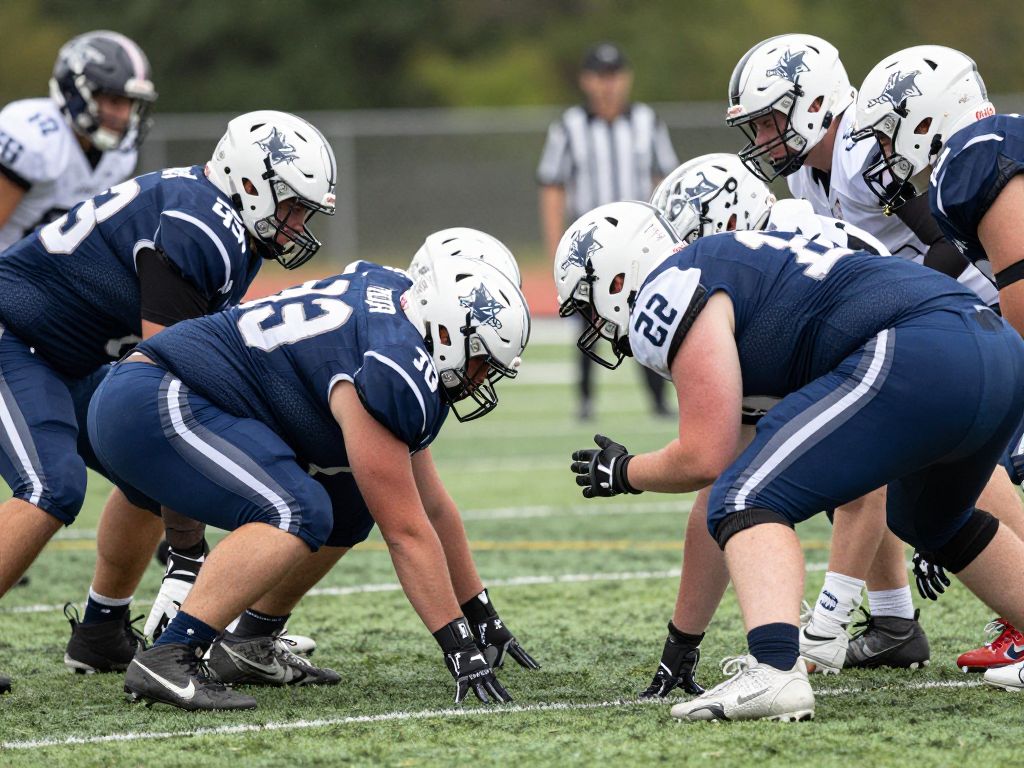 Texas Longhorns football team strategizing during practice