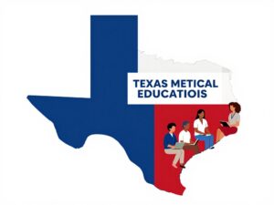 Visual representation of challenges in Texas medical education due to abortion laws