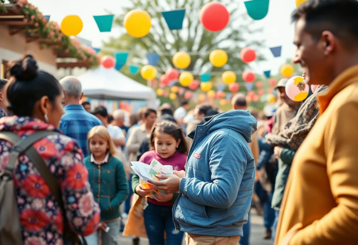 Families enjoying community events in The Woodlands