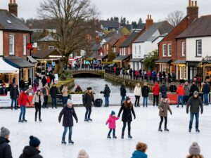 Families enjoying community events in The Woodlands