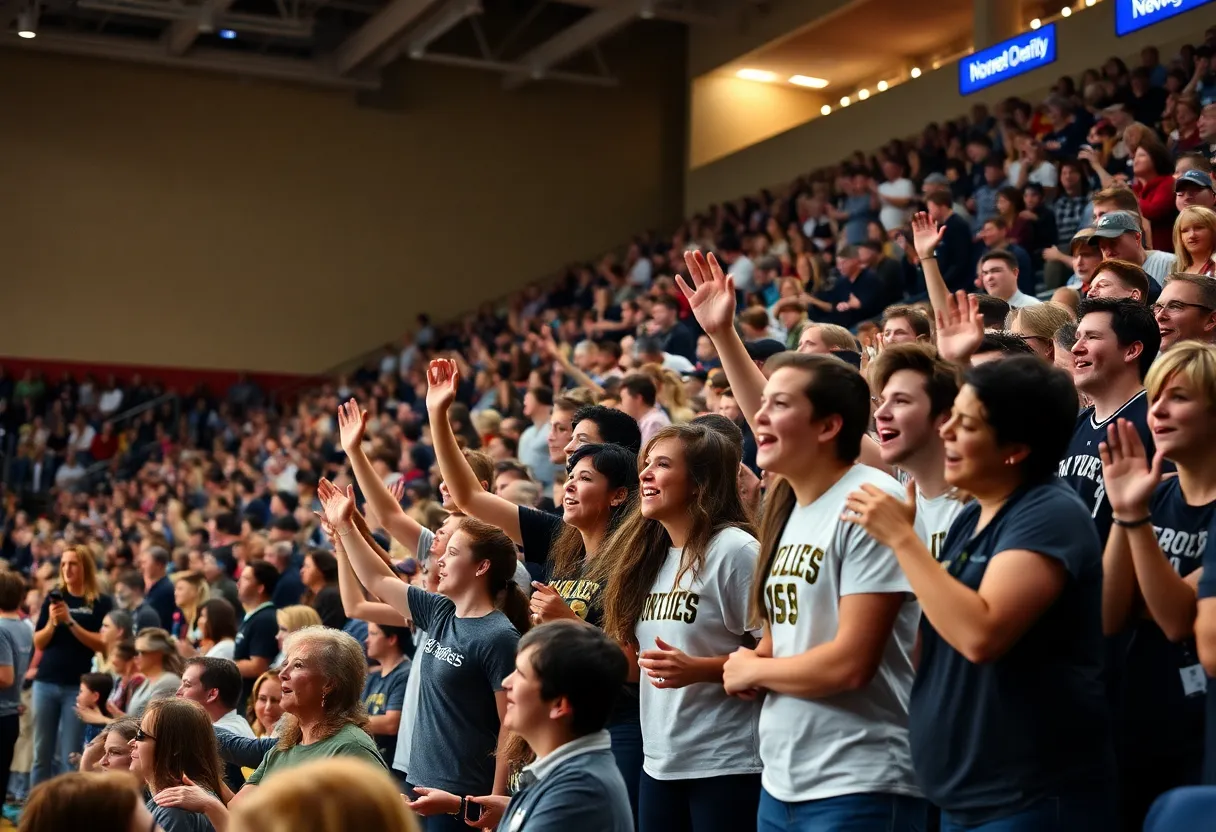 Crowd at University of Houston Athletics event