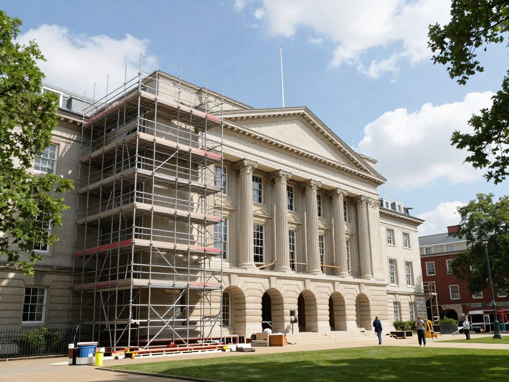 Renovation of a historic building at the University of Texas at Austin.