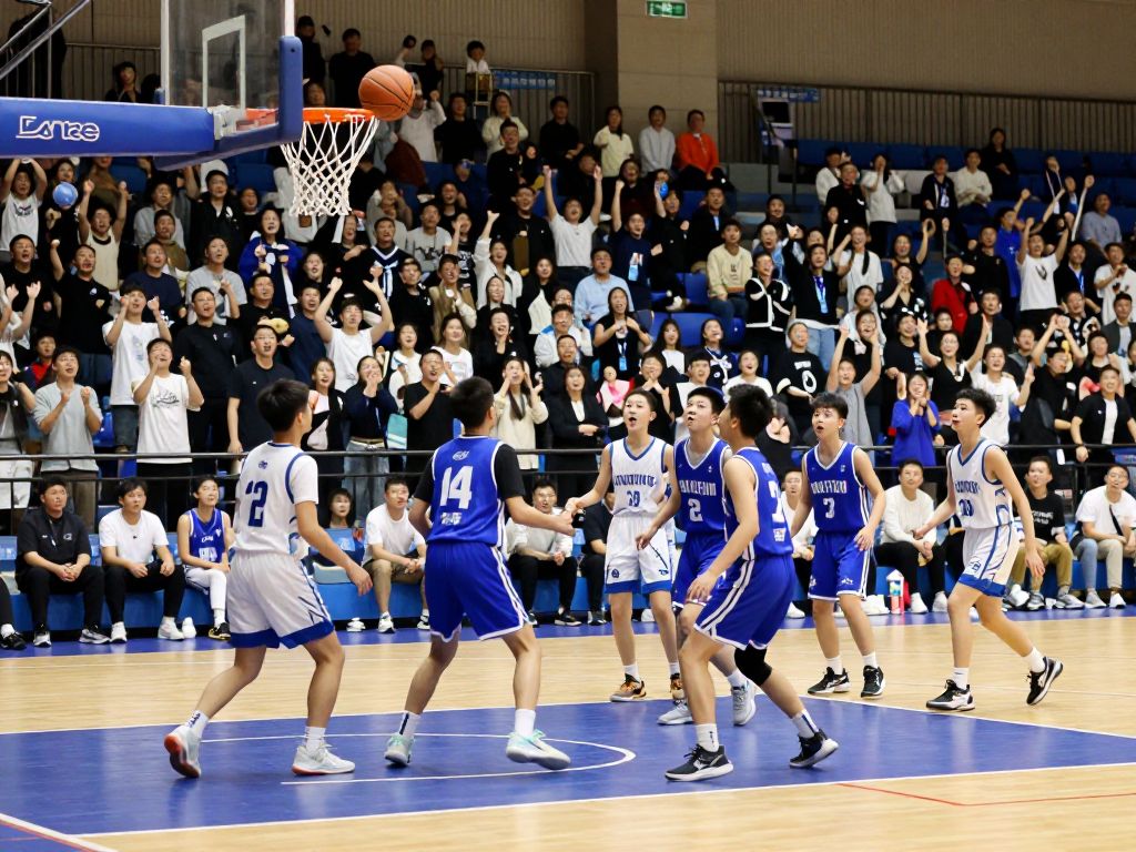 High school basketball teams competing at the VYPE Holiday Invitational.