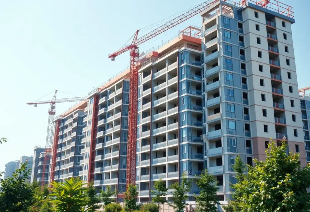 Construction of the WALIPP Senior Residences for seniors in Houston