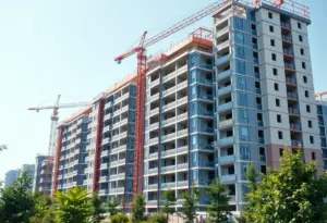 Construction of the WALIPP Senior Residences for seniors in Houston