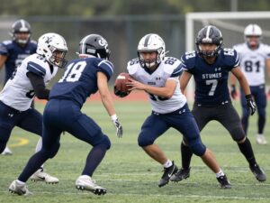 Wall Hawks celebrating their state championship victory