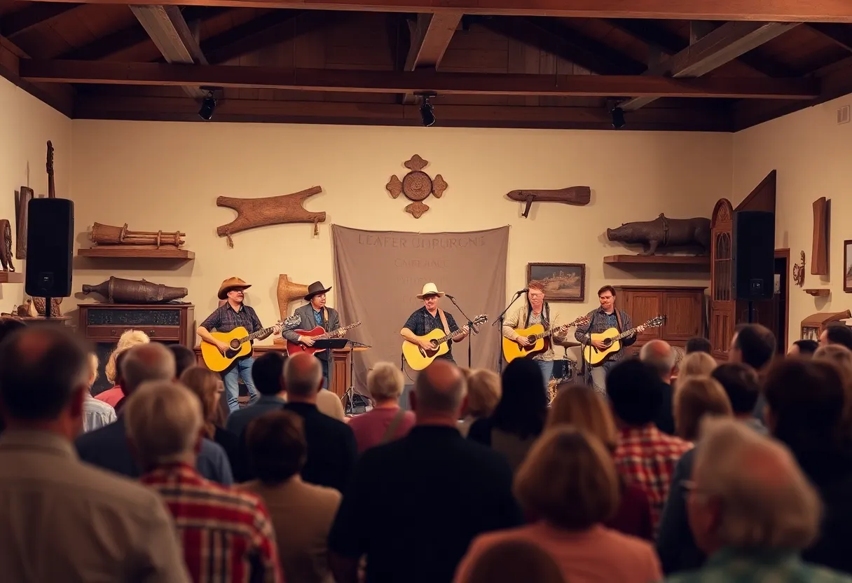 Will Carter Band performing live at The Bryan Museum