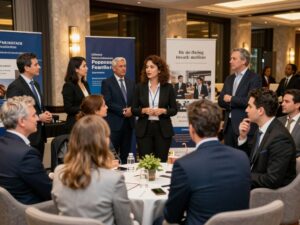 Networking at the Access MBA Event in Houston