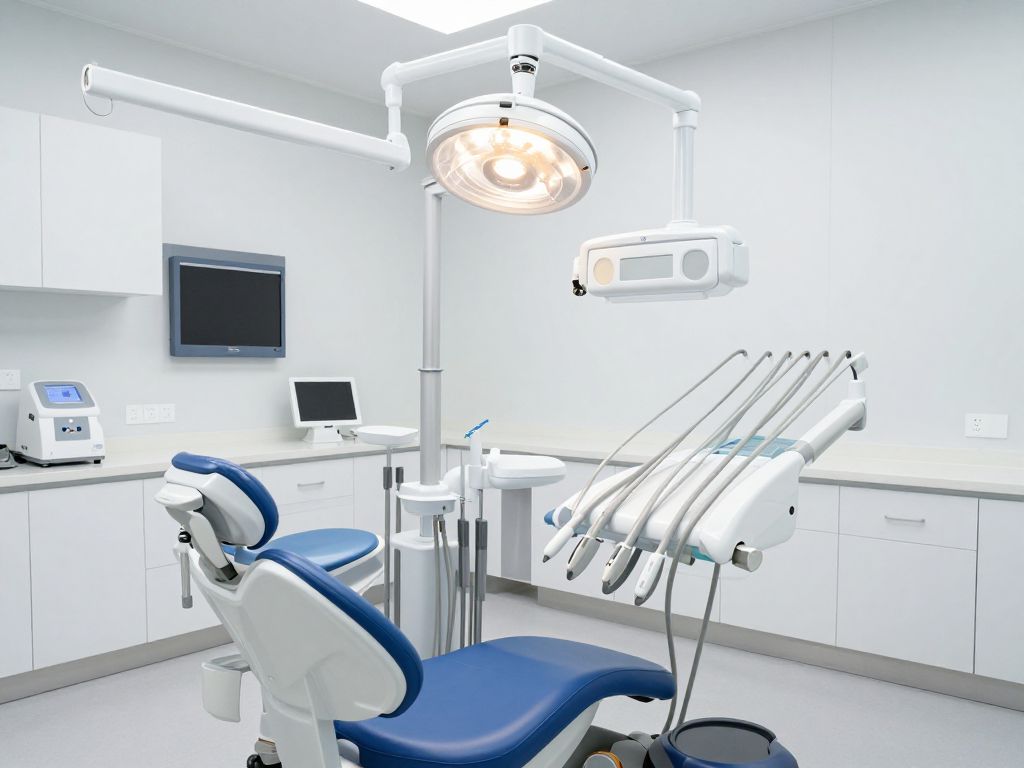 Modern dental practice with AI technology integration