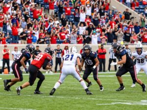 Players participating in the Under Armour All-America Game