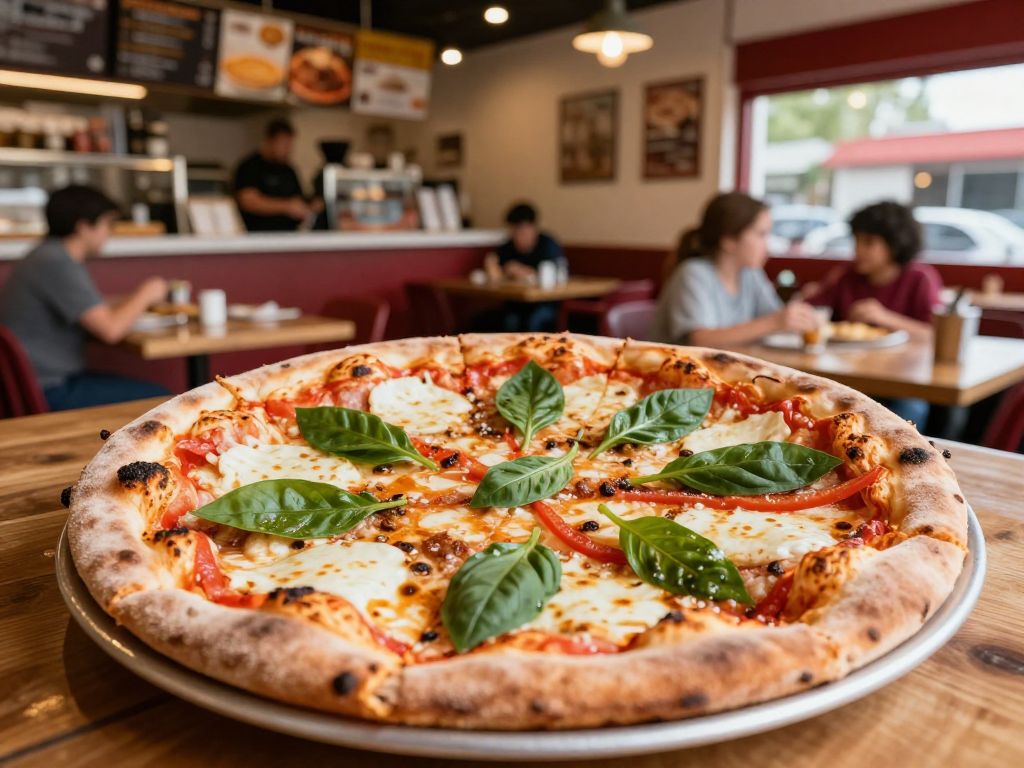 Authentic Brooklyn-style pizza at Brooklyn Pizzeria in Kingwood