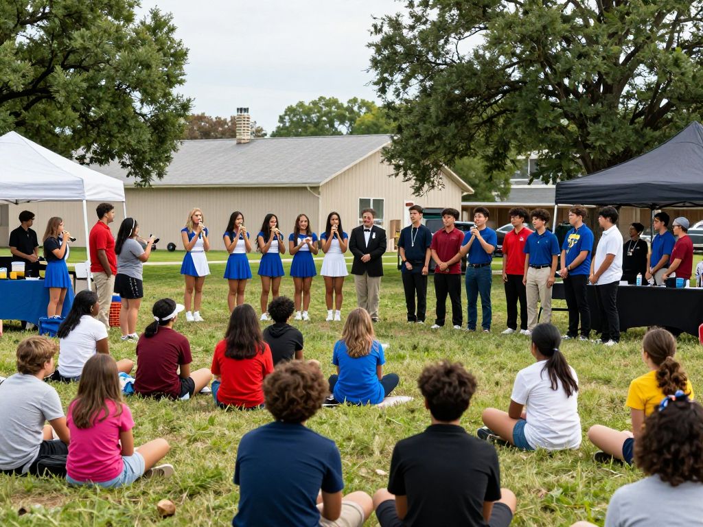 Families and community members enjoying local events in New Caney and Porter.