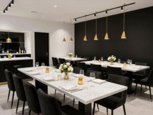 Interior view of Grand Events HTX micro-event venue