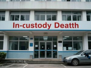 Hospital building related to in-custody death investigations
