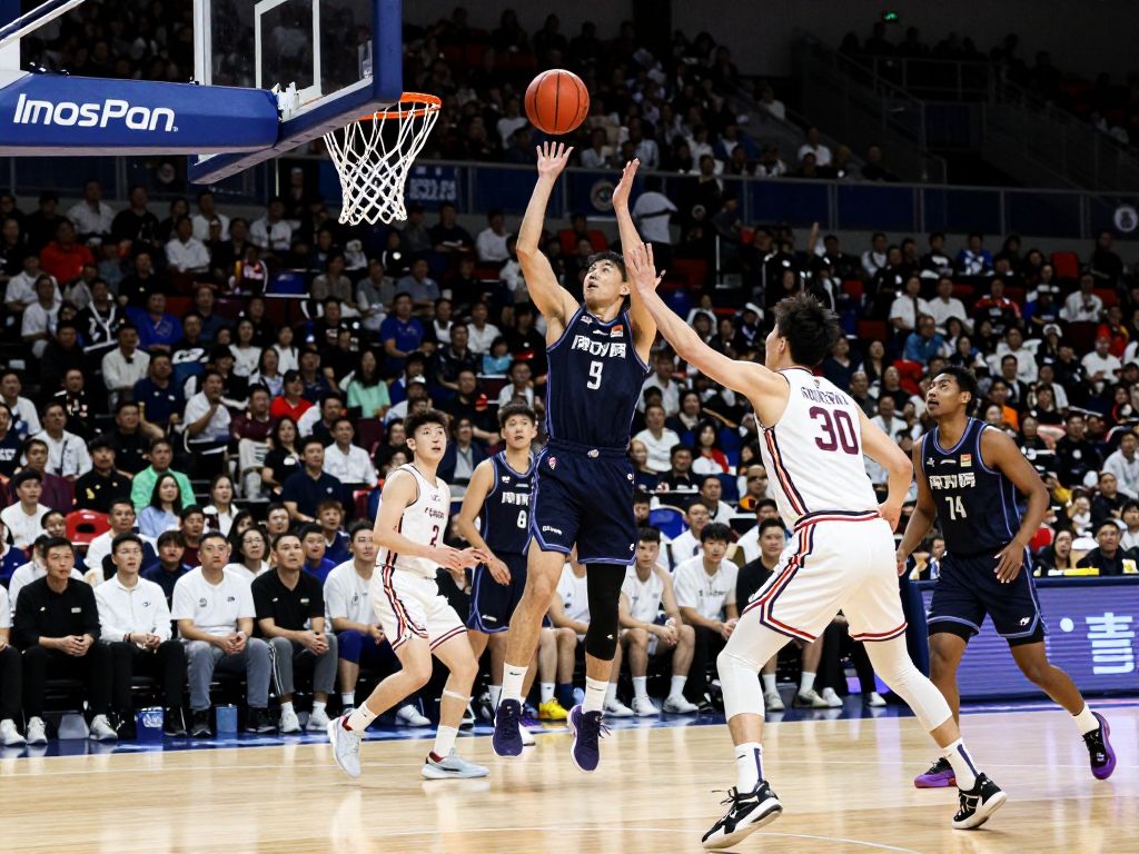 University of Houston basketball team in action during a game