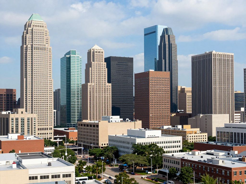 Houston skyline showcasing economic growth and business opportunities