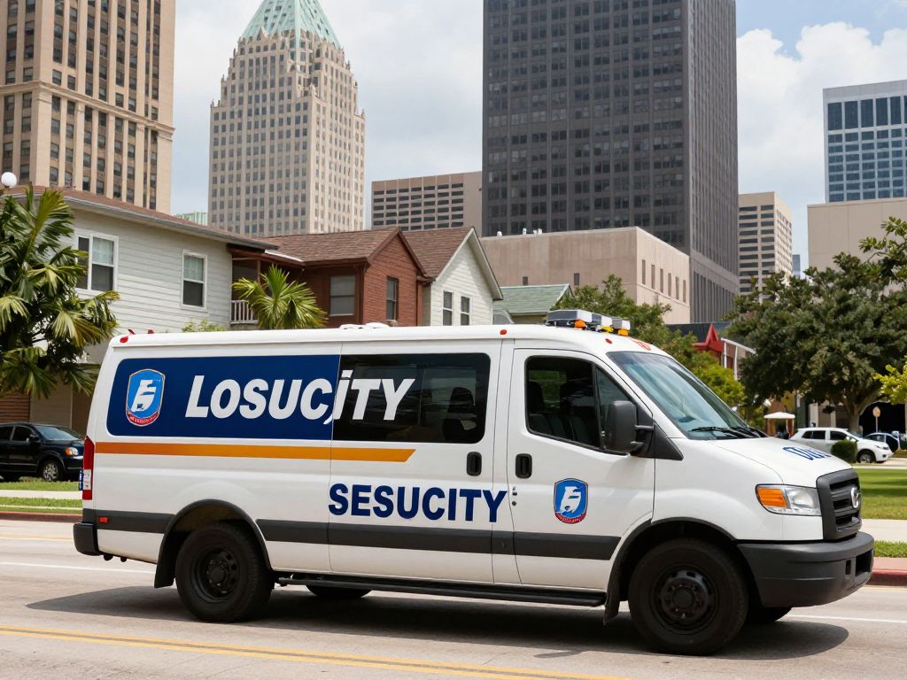 24 Hour Locksmith Service LLC vehicle in Houston