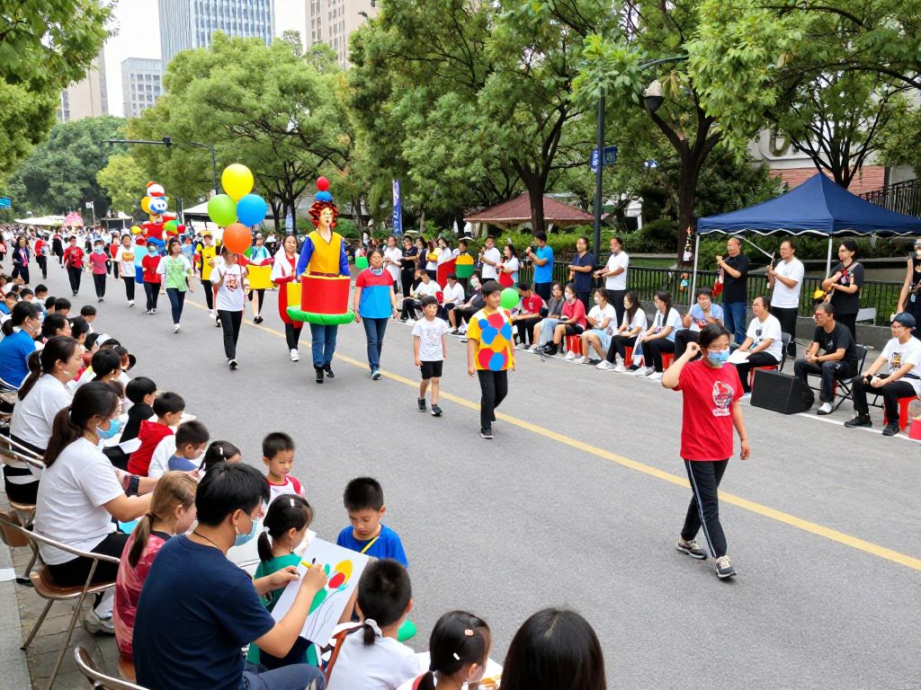 Families celebrating Martin Luther King Weekend in Houston with parades and community activities.