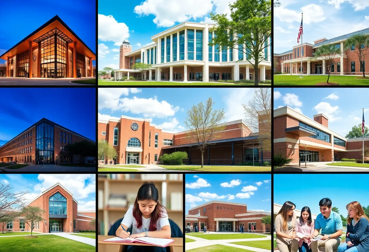 Collage of Houston's top public high schools