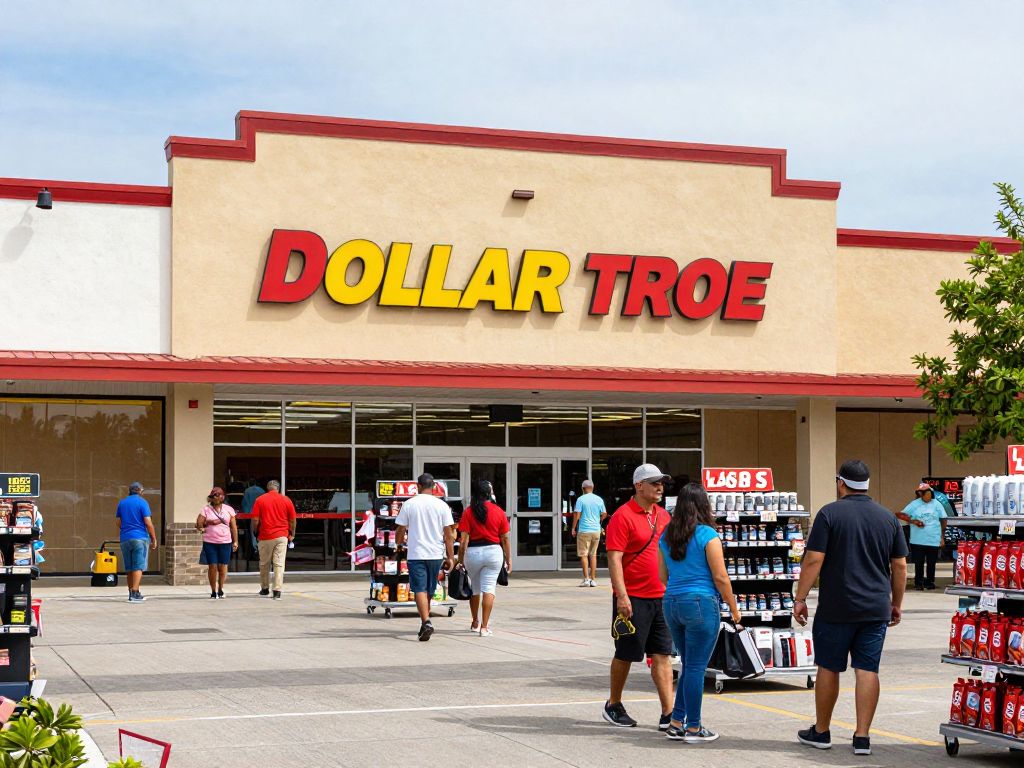 Diverse retail options in Houston including discount and off-price stores