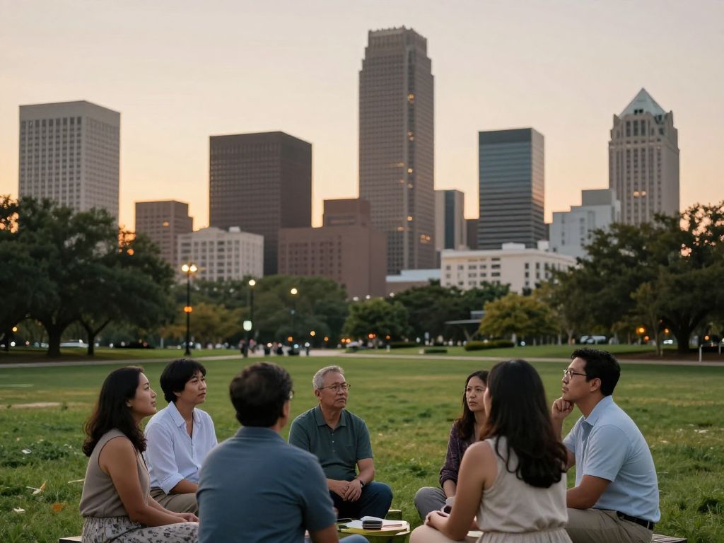Houston skyline representing estate planning and legacy management.