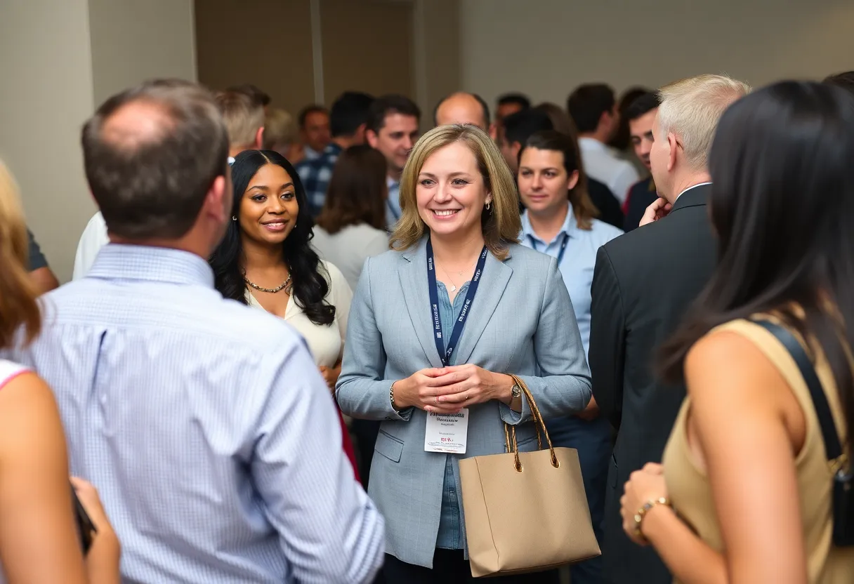 Realtors networking with homebuyers in Houston