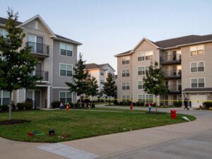 Scene of an apartment in northwest Houston with police presence