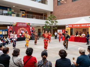The Culture Center of the Taipei Economic and Cultural Office in Houston promoting Taiwanese culture.
