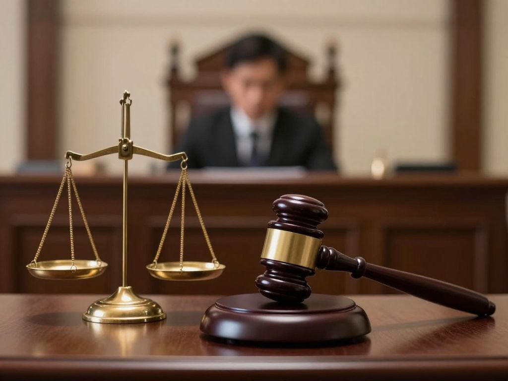Courthouse scene symbolizing justice for capital punishment cases in Texas.