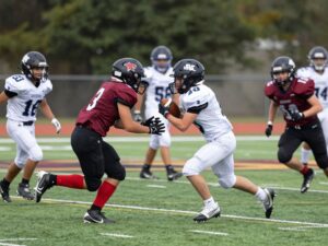 High school football players competing in Texas