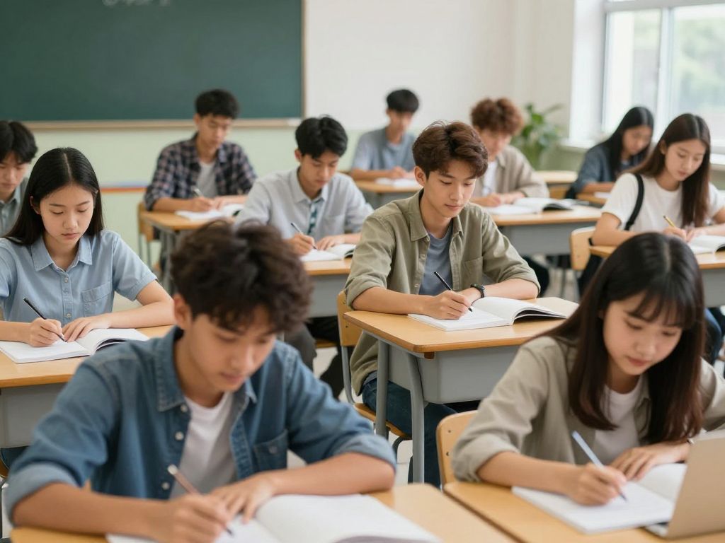 Students engaging in academic activities on a Texas university campus.