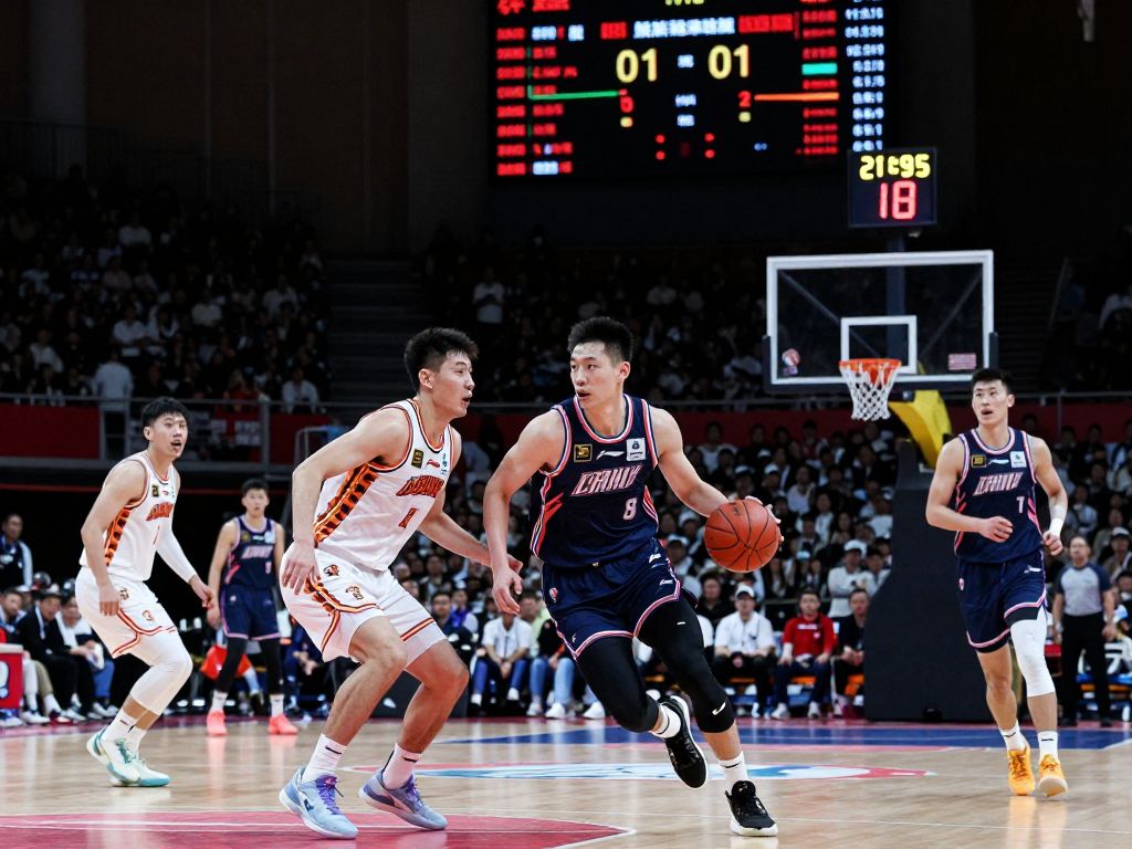Basketball players competing in an intense overtime match between Texas Longhorns and Mississippi State.