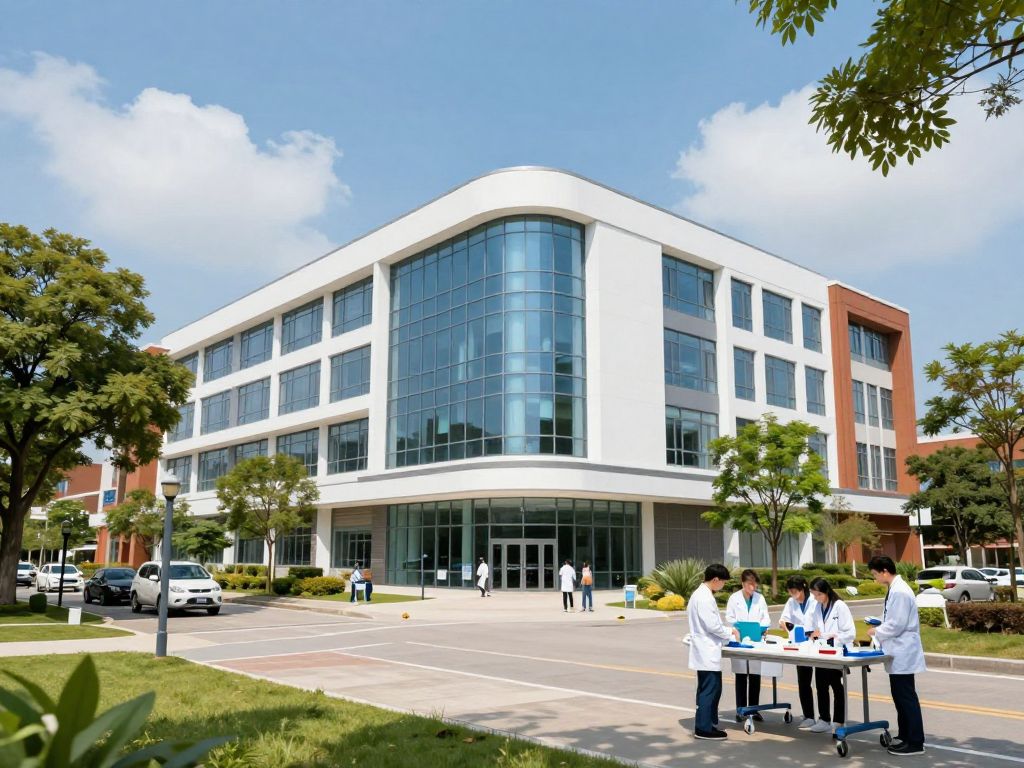 Render of UT Austin Medical Center and its facilities