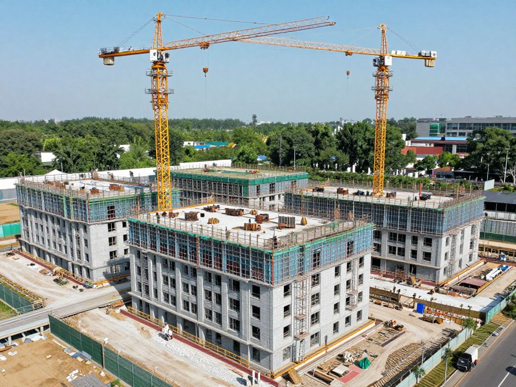 Construction site of UT Austin student housing