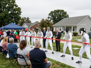 Ribbon-cutting ceremony for 76 FENCE in North Houston