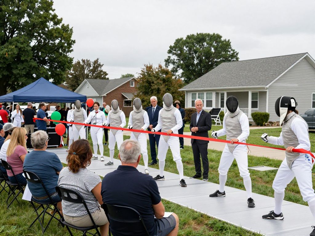 Ribbon-cutting ceremony for 76 FENCE in North Houston