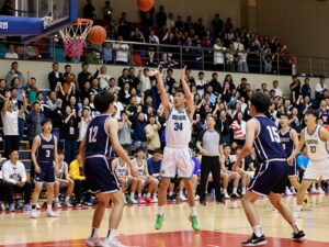 Austin high school basketball players competing in a game