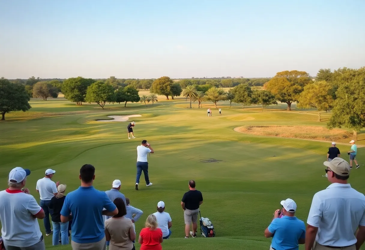 Golf tournament at Laredo Country Club