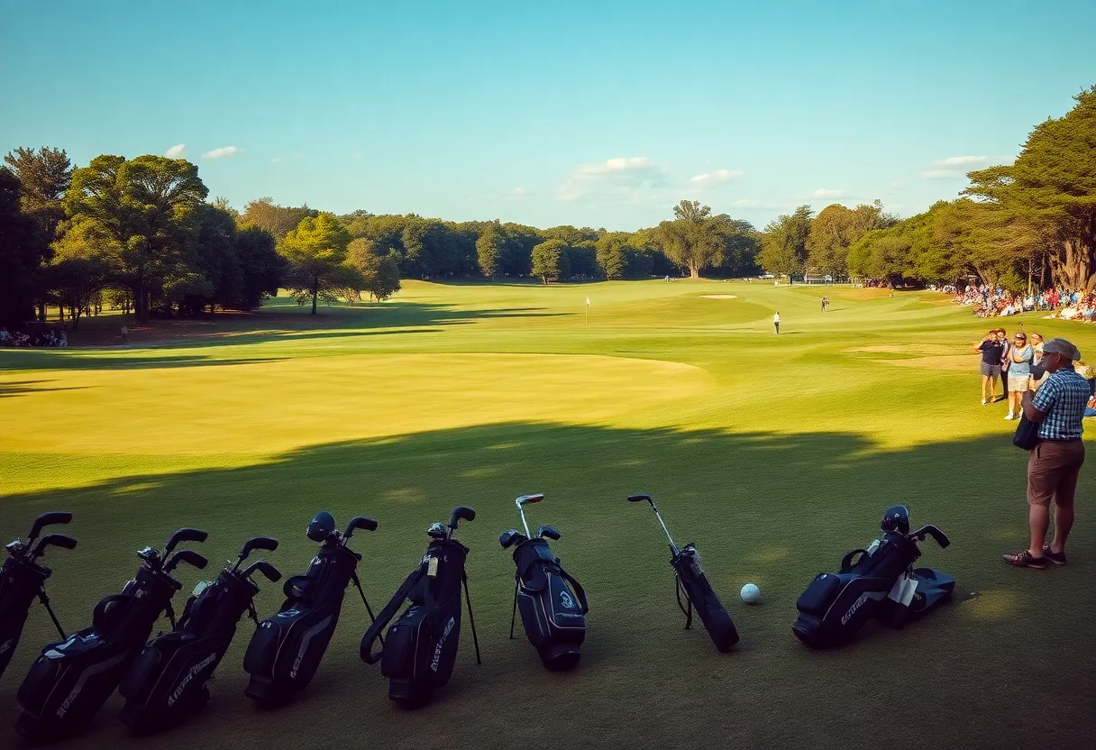 Brooks Koepka participating in the Houston Open golf tournament