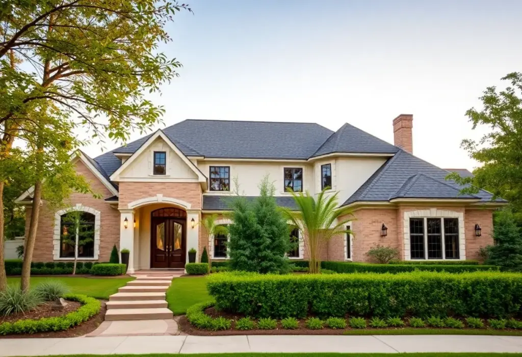 A beautifully designed custom home in Houston with modern features