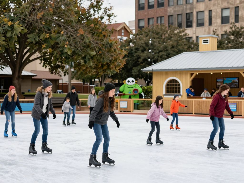 Families engaging in outdoor activities in Houston