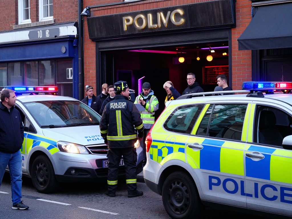 Emergency response at Bugs Bar in Houston after a mass shooting