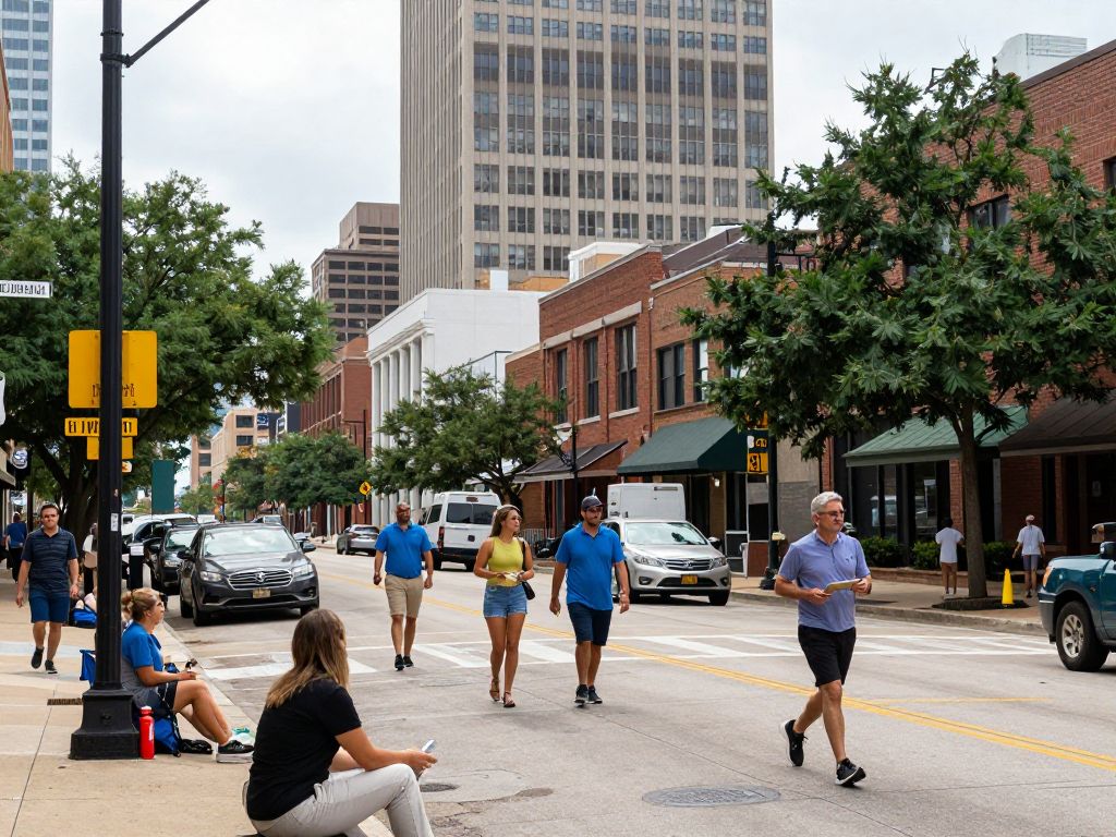 Houston street scene related to missing person case