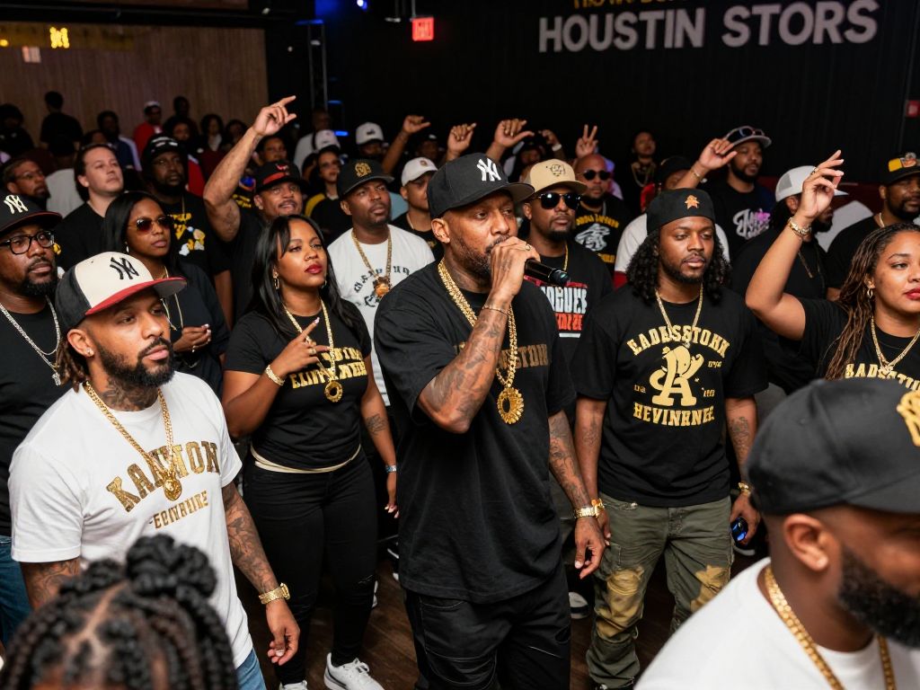 Community members gathered for the Kings Day memorial event honoring DJ Michael '5000' Watts.