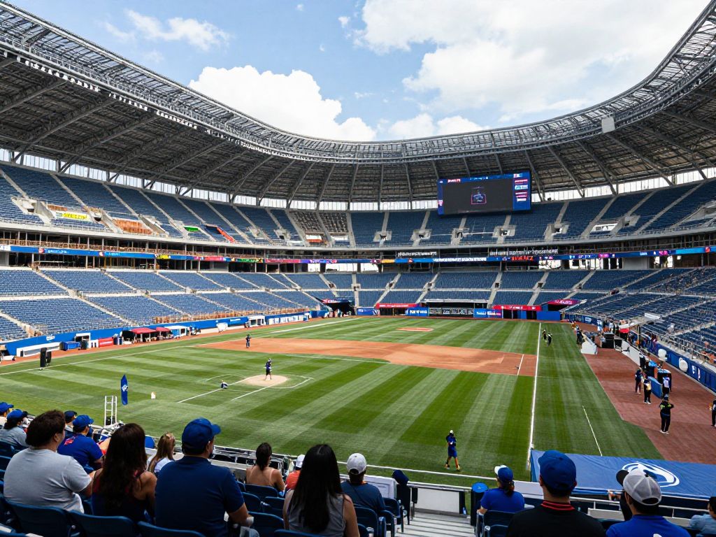 Image of NRG Stadium showcasing upgrades and event attendees