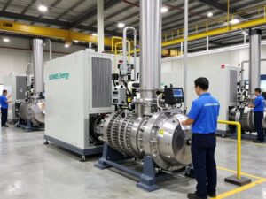 Modern Siemens Energy manufacturing facility in Houston