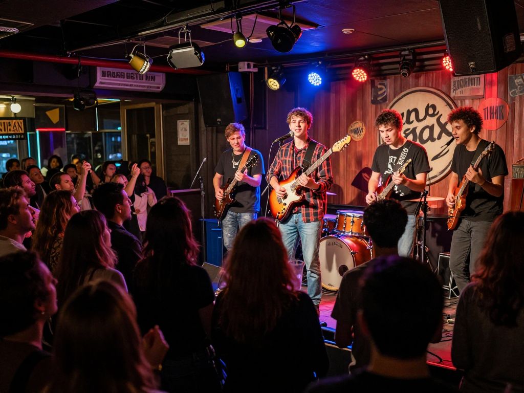 Live performance by the South Austin Moonlighters at McGonigel's Mucky Duck